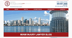 Desktop Screenshot of miamiinjurylawyer-blog.com